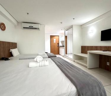 Plano Diretor Sul Apartment | Davisis APT de Luxo, Piscina, Academia e Sauna