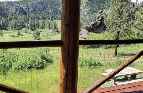 Cascade Cabin | Dearborn River Log Cabin with 3/4 mi River Frontage & 72 Acres to Roam
