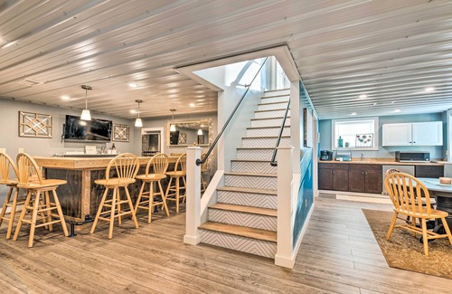 Rebuck House | Deck & Game Room: Home in Pennsylvania Countryside