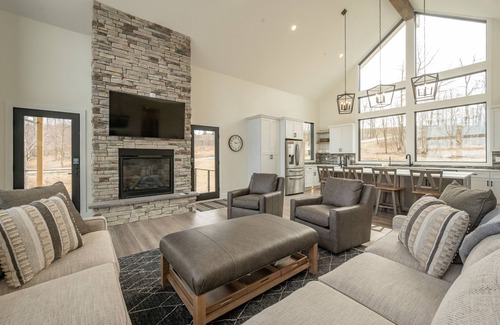 McHenry House | Deep Creek Luxury w/Pool, Theater & Fireplace