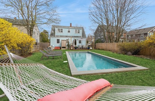 Greenport West House | Delightful 4-bedroom Cape with heated saltwater pool in the heart of Greenport!