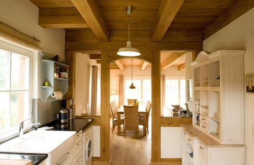 Krienke House | Deluxe holiday house with sauna and fireplace near “Achterwasser”