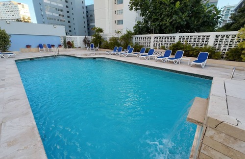 San Juan Apartment | Deluxe Ocean View Studio with Free Parking & Pool