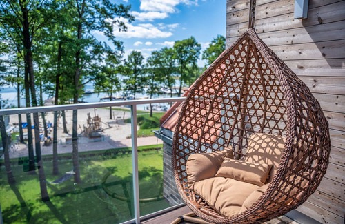 Gizycko Apartment | Deluxe Suite A16 with roof terrace and marvellous lake view