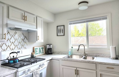 Sand Lake Apartment | Denali Luxe Studio by airports, lakes, hiking, skiing. Newly remodeled.