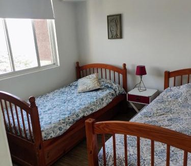 San Joaquin Apartment | Departamento con Piscina, wifi y balcón