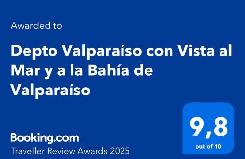 Placeres Apartment | Depto Valparaíso con Vista al Mar y a la Bahía de Valparaíso