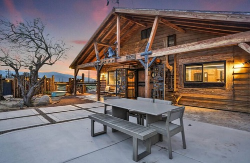 Riverside County Apartment | Desert Zen: Tranquil Escape, Pool/Hot Tub, Firepit