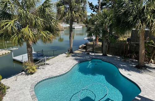 Spring Hill House | Direct Gulf Access Home w/Floating Dock and Pool