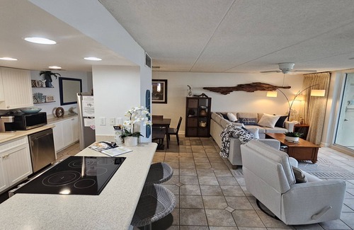 New Smyrna Beach Condo | Direct Ocean Front 2 Pools/Ground Floor- Drive on Beach! Rocket Launches weekly!