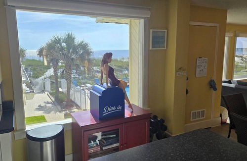 Jacksonville Condo | DIRECTLY ON THE OCEAN! DIRECTLY ON THE POOL! 2nd Floor #28 could sleep 10