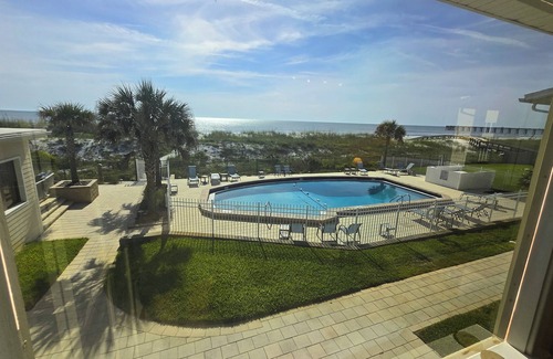 Jacksonville Condo | DIRECTLY ON THE OCEAN! DIRECTLY ON THE POOL! 2nd Floor #28 could sleep 10