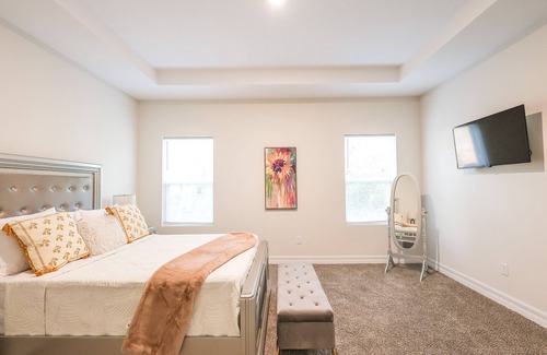 Palm Bay House | Discover Palm Bay by staying at this picturesque four-bed, three-bath home.