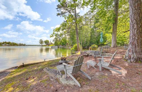 Eclectic House | Dock and Stunning Views Forested Lake Martin Cabin!