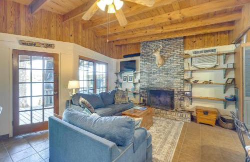 Eclectic House | Dock and Stunning Views Forested Lake Martin Cabin!