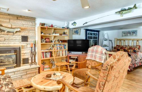 Walker House | Dock, Deck and Fire Pit Lakefront Home in Walker!