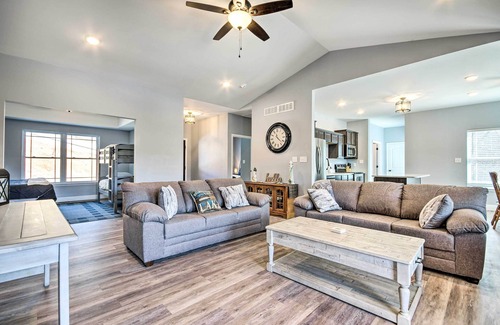 Rocky Mount House | Dock & Fire Pit: Lakefront Rocky Mount Home!