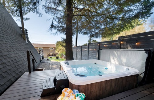 Arch Cape Cabin | Dog-friendly A-frame with hot tub, fireplace, grill, & firepit - walk to beach