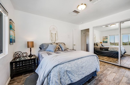Joshua Tree Highlands House | Dog-friendly desert oasis with mountain views, private cowboy pool, WiFi, & AC