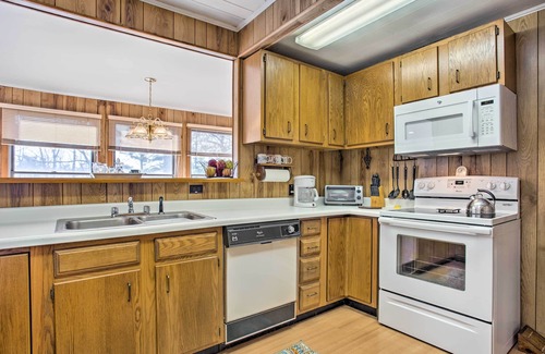 Hendersonville Cabin | Dog-Friendly Hendersonville Cabin: Deck & Views