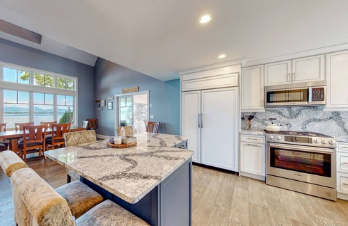 Center Ossipee House | Dog-friendly lakefront home with lake views, firepit, dock, patio, & grill