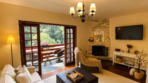 Campos do Jordao Apartment | Dolomitas Refúgio Campos do Jordão Apto Inteiro com Lareira