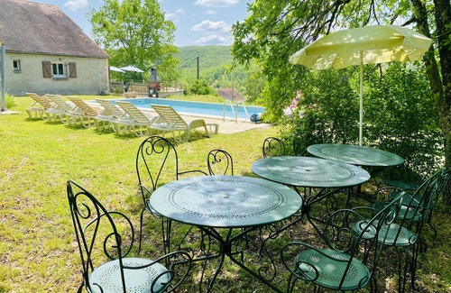 Concores House | Domaine biargues 9 pers with secure swimming pool between sarlat and rocamadour