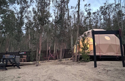 Tunquen House | DOMO Boutique with tinaja in the Tunquen Forest