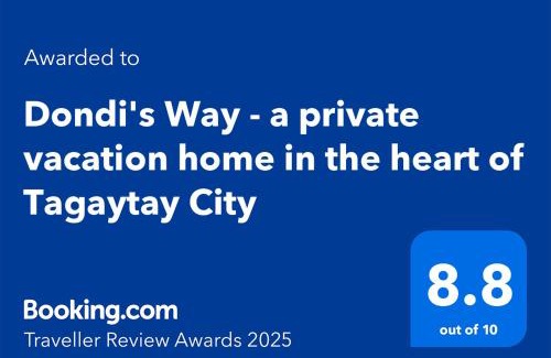 San Jose House | Dondi's Way - a private vacation home in the heart of Tagaytay City