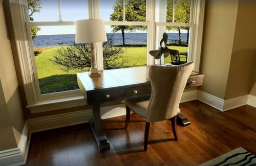 Egg Harbor House | Door County Waterfront Home with Private Beach