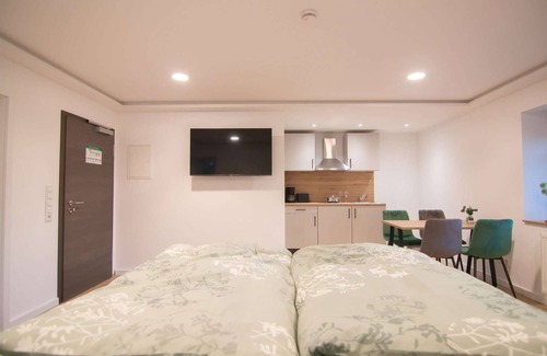 Hoevelhof Apartment | Double room with kitchen and bathroom