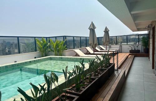 Centro Apartment | Downtown 2 Suites Piscina, ar, academia, cowork e vaga