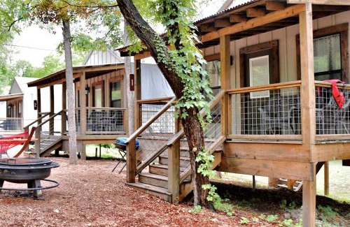 Seguin Other | Dream Glamping Destination: Stunning Tented Cabin on the Geronimo Creek in Seguin, Texas
