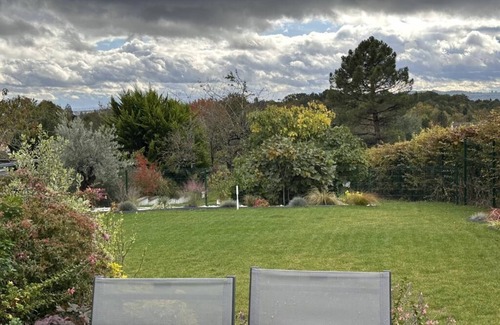 Saint-Prix Apartment | Duplex BOHEME near JO 2024, terraces, garden, view on PARIS, sauna