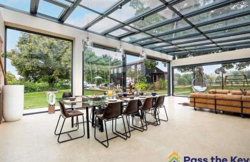 Stockcross House | Eagles Rest, Secluded Country Home with Hot Tub & Panoramic Views