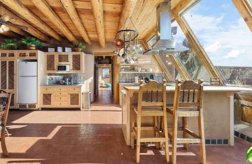 Taos House | Earthship Sanctuary and Spa with Panoramic Mesa Views