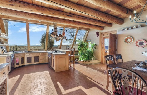 Taos House | Earthship Sanctuary and Spa with Panoramic Mesa Views