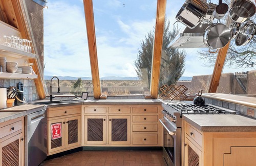 Taos House | Earthship Sanctuary and Spa with Panoramic Mesa Views