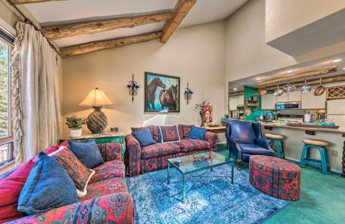 Cloudcroft House | Eclectic Home with Deck 4 Miles to Ski Cloudcroft!