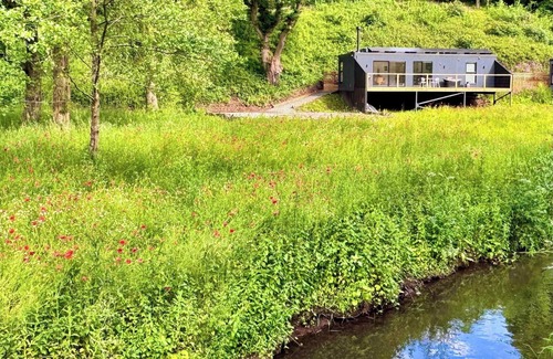 Market Drayton Cabin | Eco Retreat with River Views in Shropshire