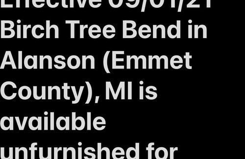 Ponshewaing House | Eff 9/1/21 Birch Tree Bend near Petoskey (Emmet) Michigan is not a VRBO rental