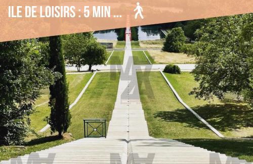 Cergy Apartment | El Cubanito Athéna - Résidence de Standing - 2 Chambres - Parking Privé - Gare à 8 min