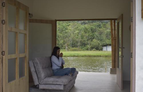 San Jose de Isnos Cabin | El Manantial- Cabaña Alas de Cristal