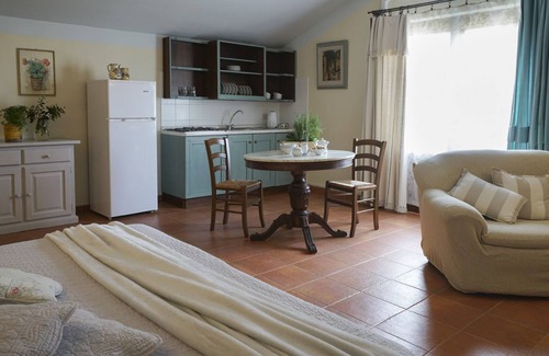 Fornaci Apartment | Elegant apartment with pool view near the Spa