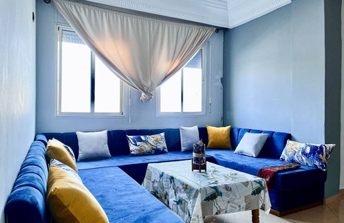 Boukhalef Apartment | Elegant, Sunny Apartment For A Unique Stay