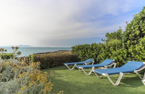 Urbanizacion S'Estanyol Villa | EMBAT - Seafront house with garden, pool and bbq.