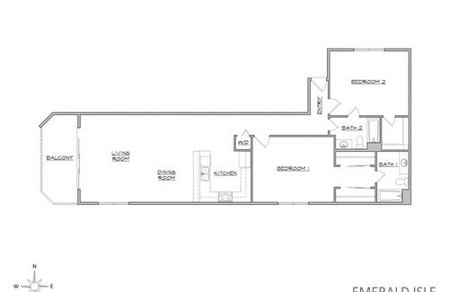 North Redington Beach Condo | Emerald Isle 501 is a 2-bedroom 2 bath Corner Condo at a Great Price