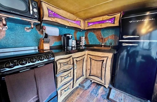 Hayesville House | Enchanted MidKnight Bus with Loft, Firepit, Petting Zoo & Wizarding Adventure