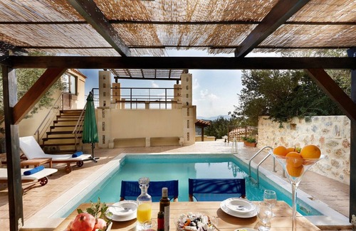 Triopetra Villa | Enchanting sea view villa with private pool - disCrete Villa Triopetra