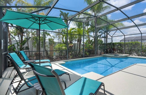 Calabay Parc Villa | Endless Summer Villa, Spacious 4 bedroom pool home w/spa and tropical garden and themed kids rooms